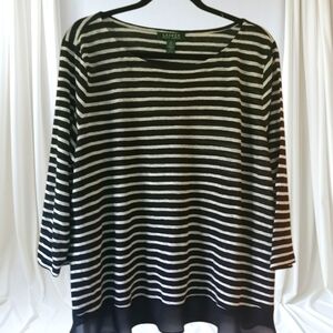 Top Lauren Ralph Lauren 2X 💯 linen